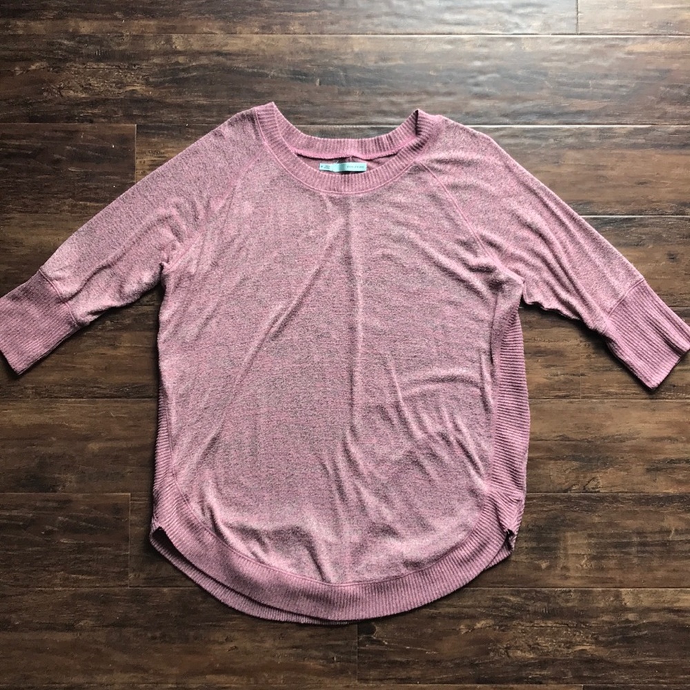 Maurices M Mauve 3/4 Sleeved Sweater